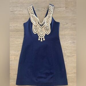 Lilly Pulitzer Largo Shift True Navy Dress NWT Size 0